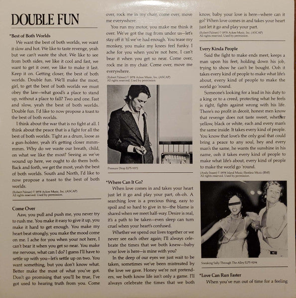 Robert Palmer - Double Fun