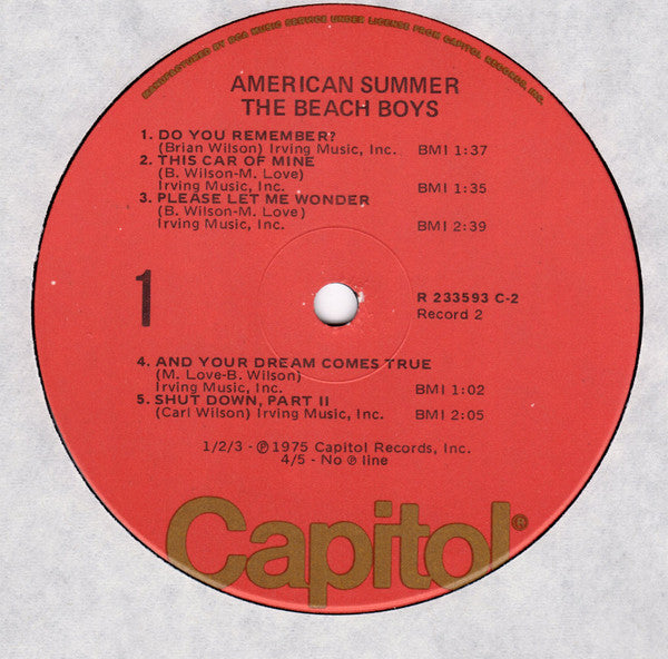 The Beach Boys - American Summer