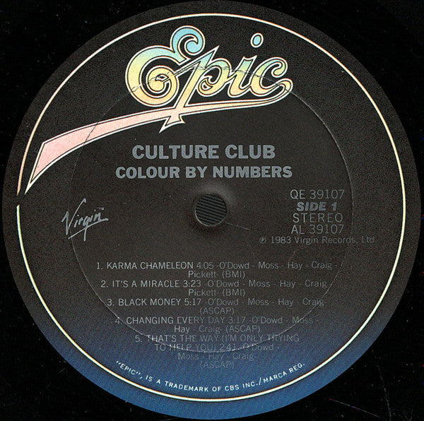 Culture Club - Colour By Numbers