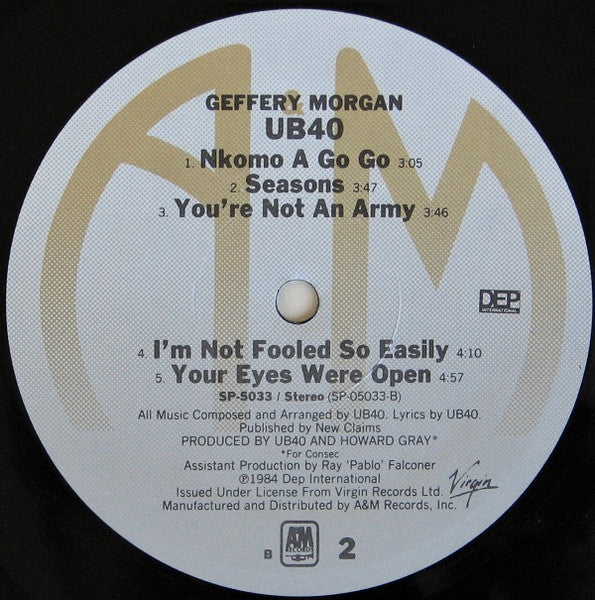 UB40 - Geffery Morgan
