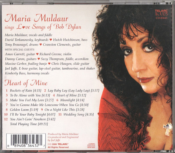 Maria Muldaur - Sings Love Songs Of Bob Dylan - Heart Of Mine
