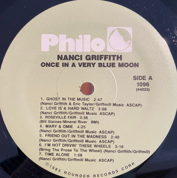 Nanci Griffith - Once In A Very Blue Moon