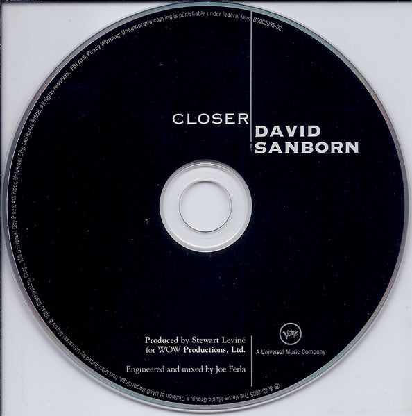 David Sanborn - Closer