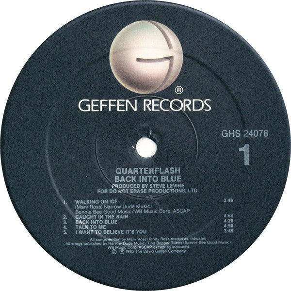 Quarterflash - Back Into Blue