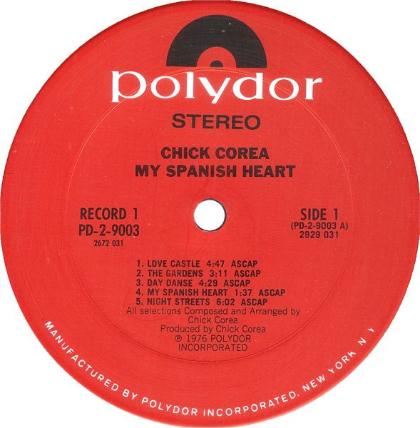 Chick Corea - My Spanish Heart