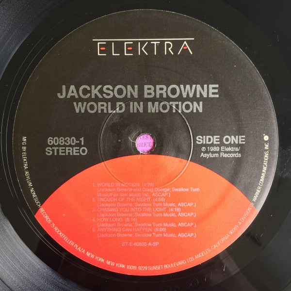 Jackson Browne - World In Motion