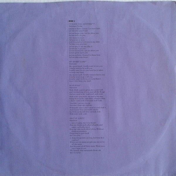 George Harrison - All Things Must Pass