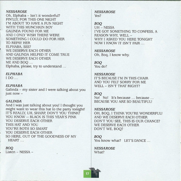 Stephen Schwartz - Wicked (Original Broadway Cast Recording)