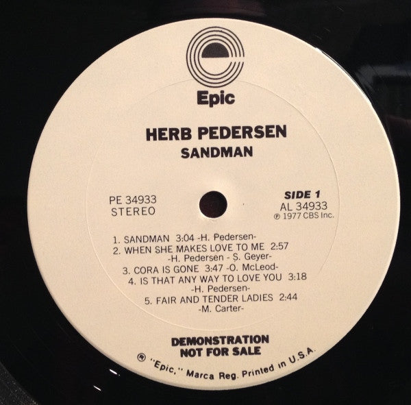 Herb Pedersen - Sandman