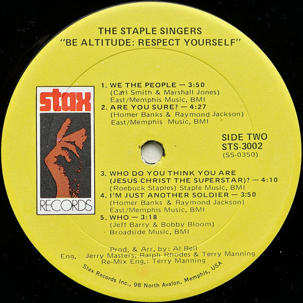 The Staple Singers - Be Altitude: Respect Yourself
