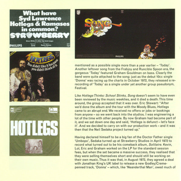 Hotlegs - You Didn't Like It Because You Didn't Think Of It: The Complete Sessions 1970-1971