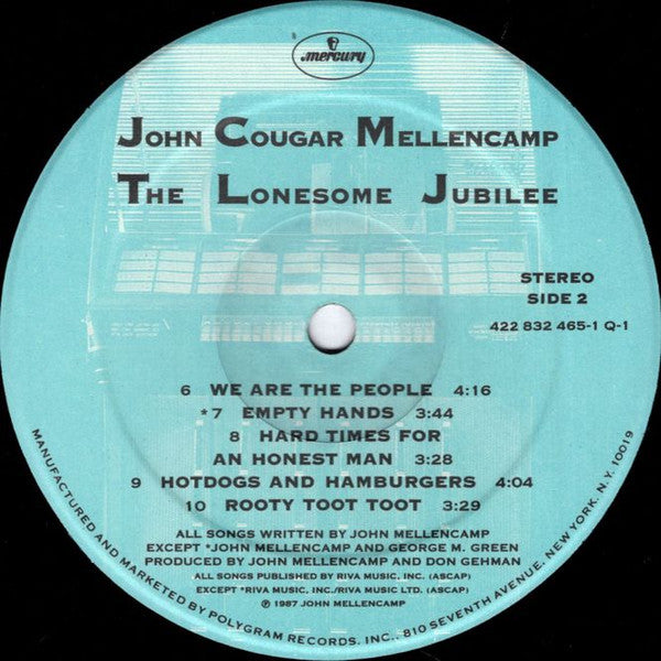 John Cougar Mellencamp - The Lonesome Jubilee