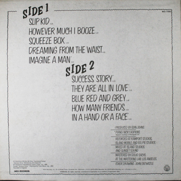 The Who - The Who By Numbers