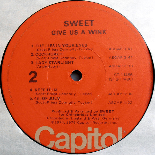 The Sweet - Give Us A Wink
