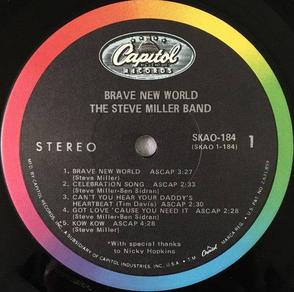 Steve Miller Band - Brave New World