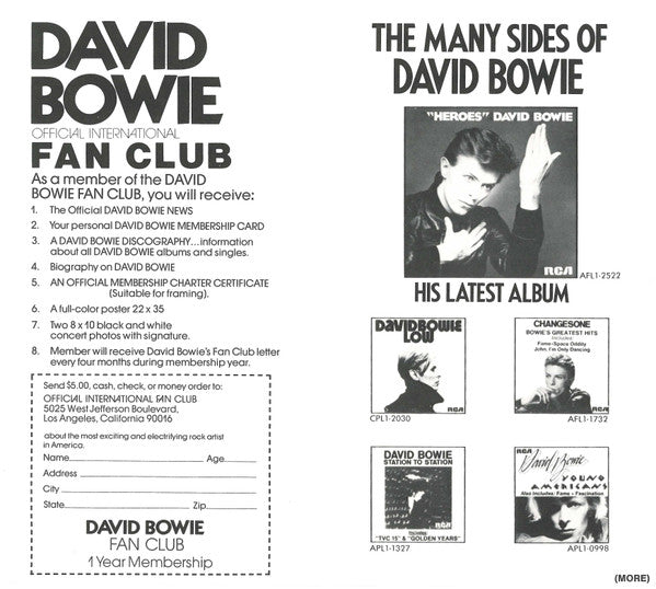 David Bowie - "Heroes"