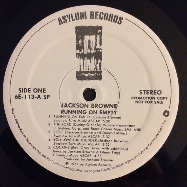 Jackson Browne - Running On Empty