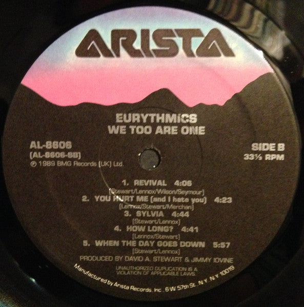 Eurythmics - We Too Are One