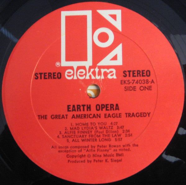 Earth Opera - The Great American Eagle Tragedy