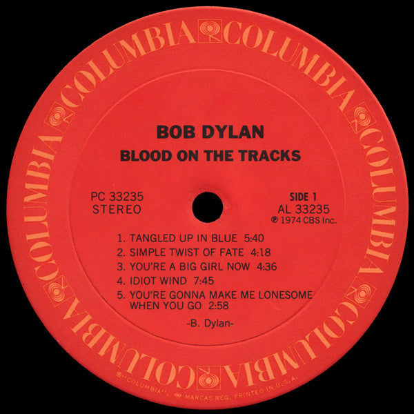 Bob Dylan - Blood On The Tracks