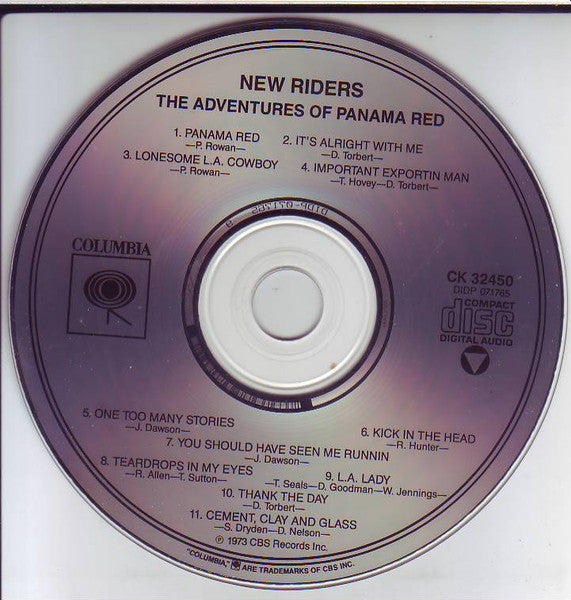 New Riders Of The Purple Sage - The Adventures Of Panama Red
