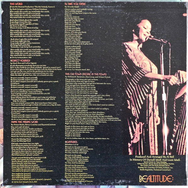The Staple Singers - Be Altitude: Respect Yourself