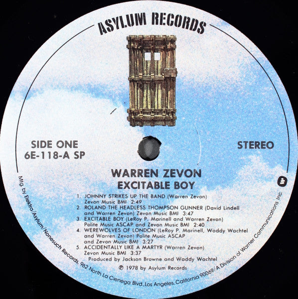 Warren Zevon - Excitable Boy