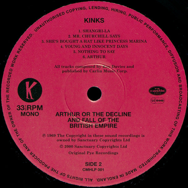 The Kinks - Arthur Or The Decline And Fall Of The British Empire