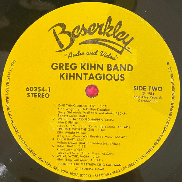 Greg Kihn Band - Kihntagious