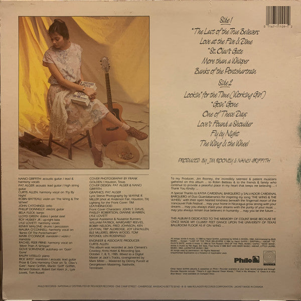 Nanci Griffith - The Last Of The True Believers