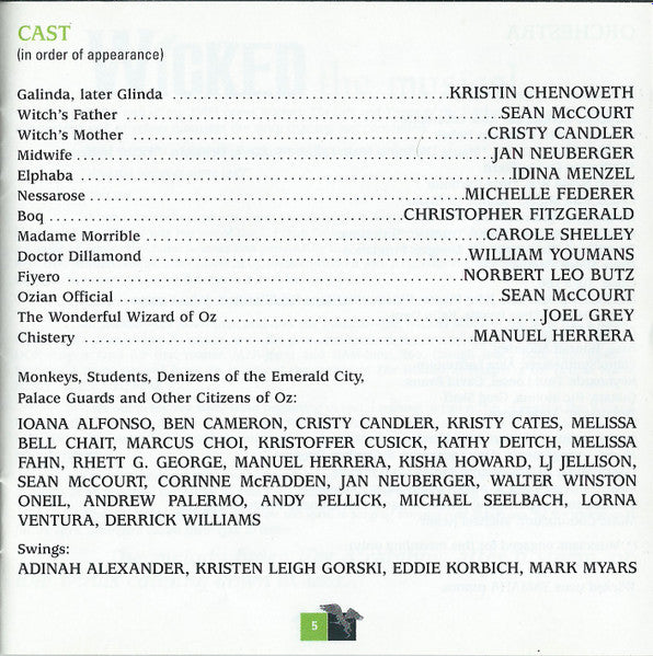 Stephen Schwartz - Wicked (Original Broadway Cast Recording)
