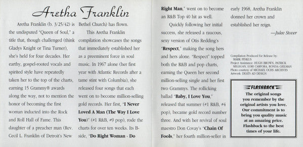 Aretha Franklin - Respect And Other Hits