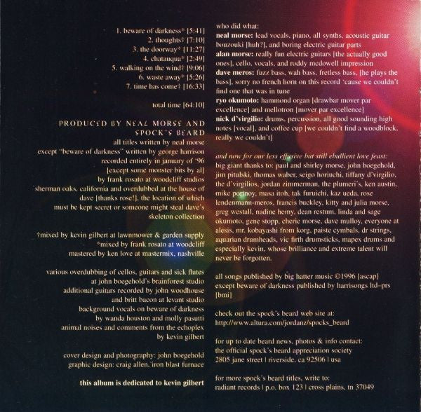 Spock's Beard - Beware Of Darkness