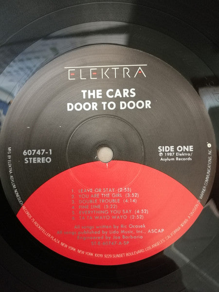 The Cars - Door To Door