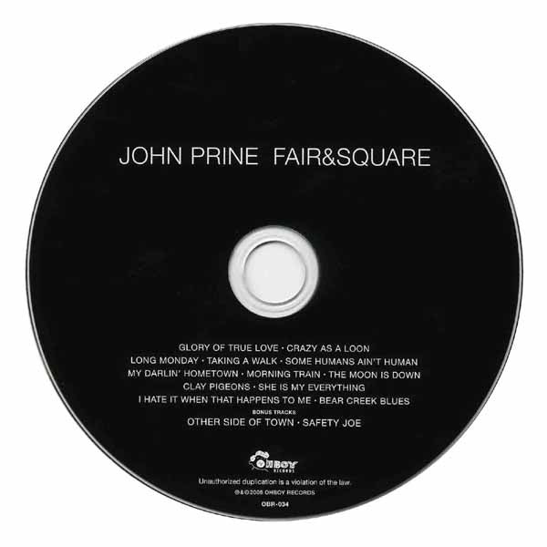 John Prine - Fair & Square