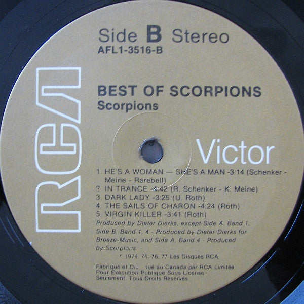 Scorpions - Best Of Scorpions