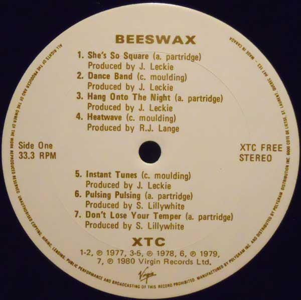 XTC - Waxworks - Some Singles 1977-1982 / Beeswax - Some B-Sides 1977-1982