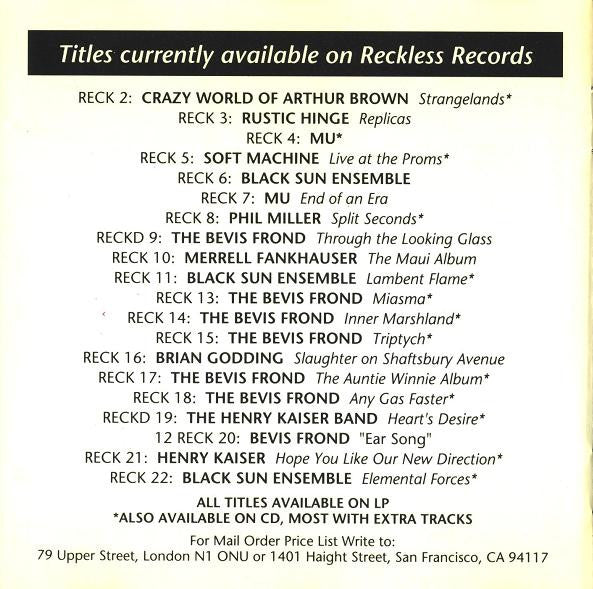 Black Sun Ensemble - Elemental Forces