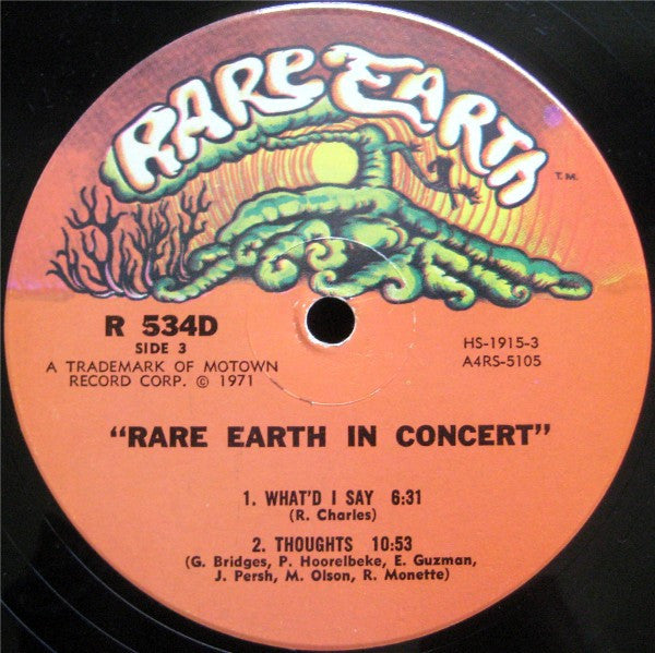 Rare Earth - Rare Earth In Concert