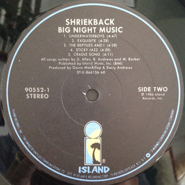 Shriekback - Big Night Music