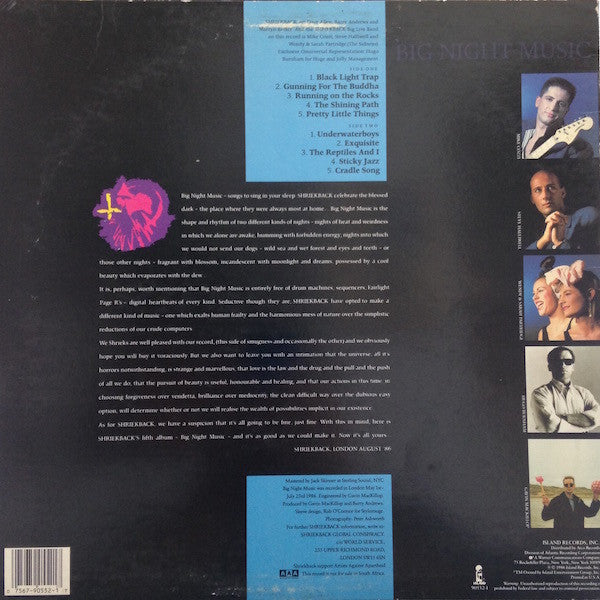 Shriekback - Big Night Music
