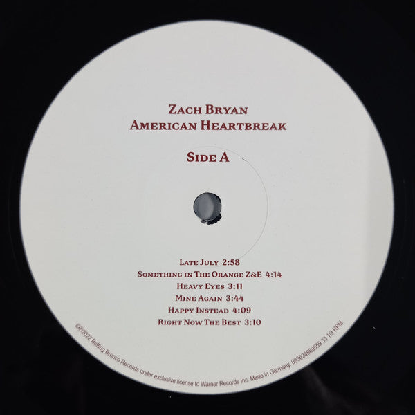 Zach Bryan - American Heartbreak