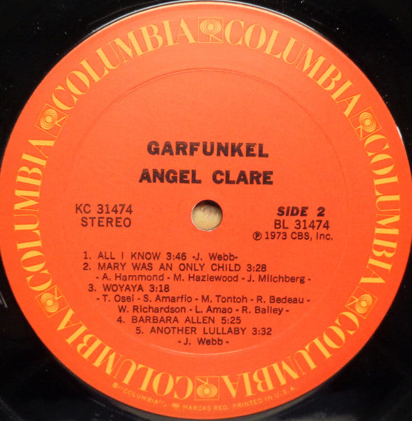 Art Garfunkel - Angel Clare