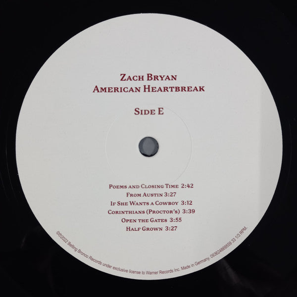 Zach Bryan - American Heartbreak