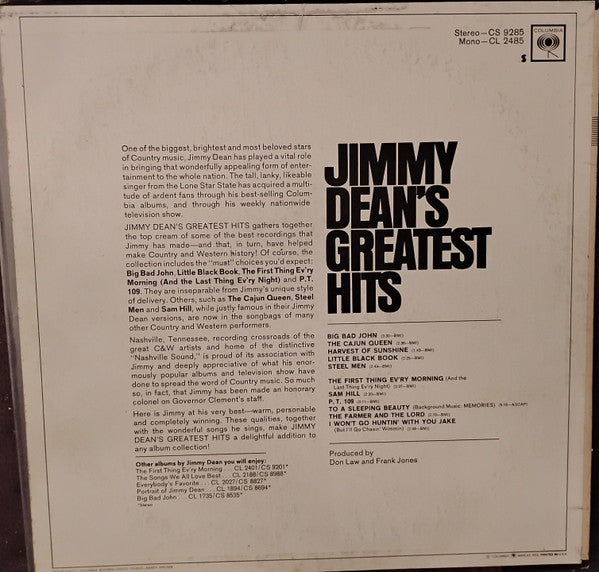 Jimmy Dean - Greatest Hits