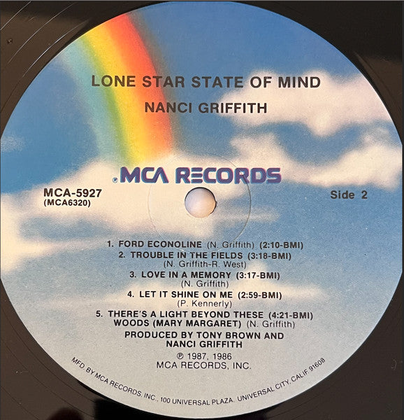 Nanci Griffith - Lone Star State Of Mind