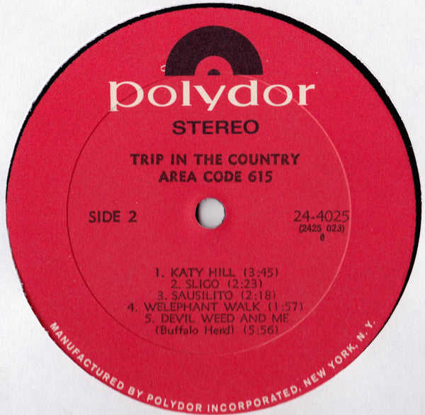 Area Code 615 - Trip In The Country
