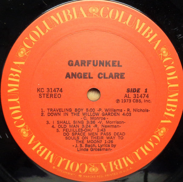 Art Garfunkel - Angel Clare