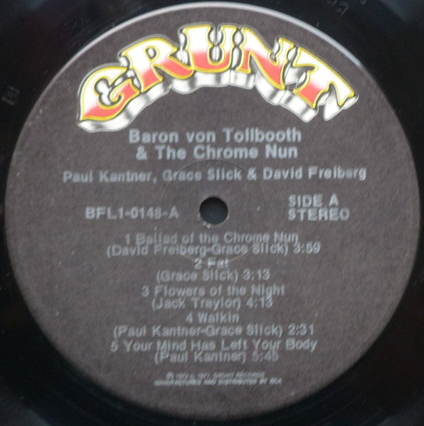 Paul Kantner - Baron Von Tollbooth & The Chrome Nun