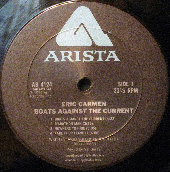 Eric Carmen - Boats Against The Current